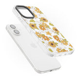 Boho Sunflowers Impact Magsafe Phone Case for iPhone 16, iPhone 16 Plus