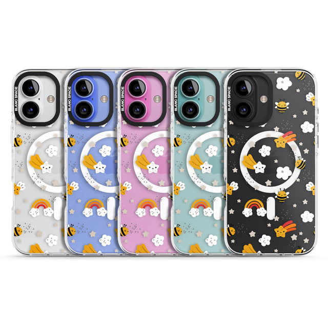 iPhone 16 Pro Max Busy Bee Black Impact Phone Case