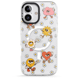 iPhone 16 Daisies & Friends Clear Impact Phone Case