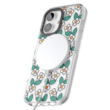 iPhone 16 Spring Daisies Clear Impact Phone Case