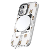 iPhone 16 Pro Max Personalised Bengal Cat Photo Black Impact Phone Case