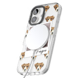 iPhone 16 Pro Max Personalised Jack Russell - Dog Photo Black Impact Phone Case