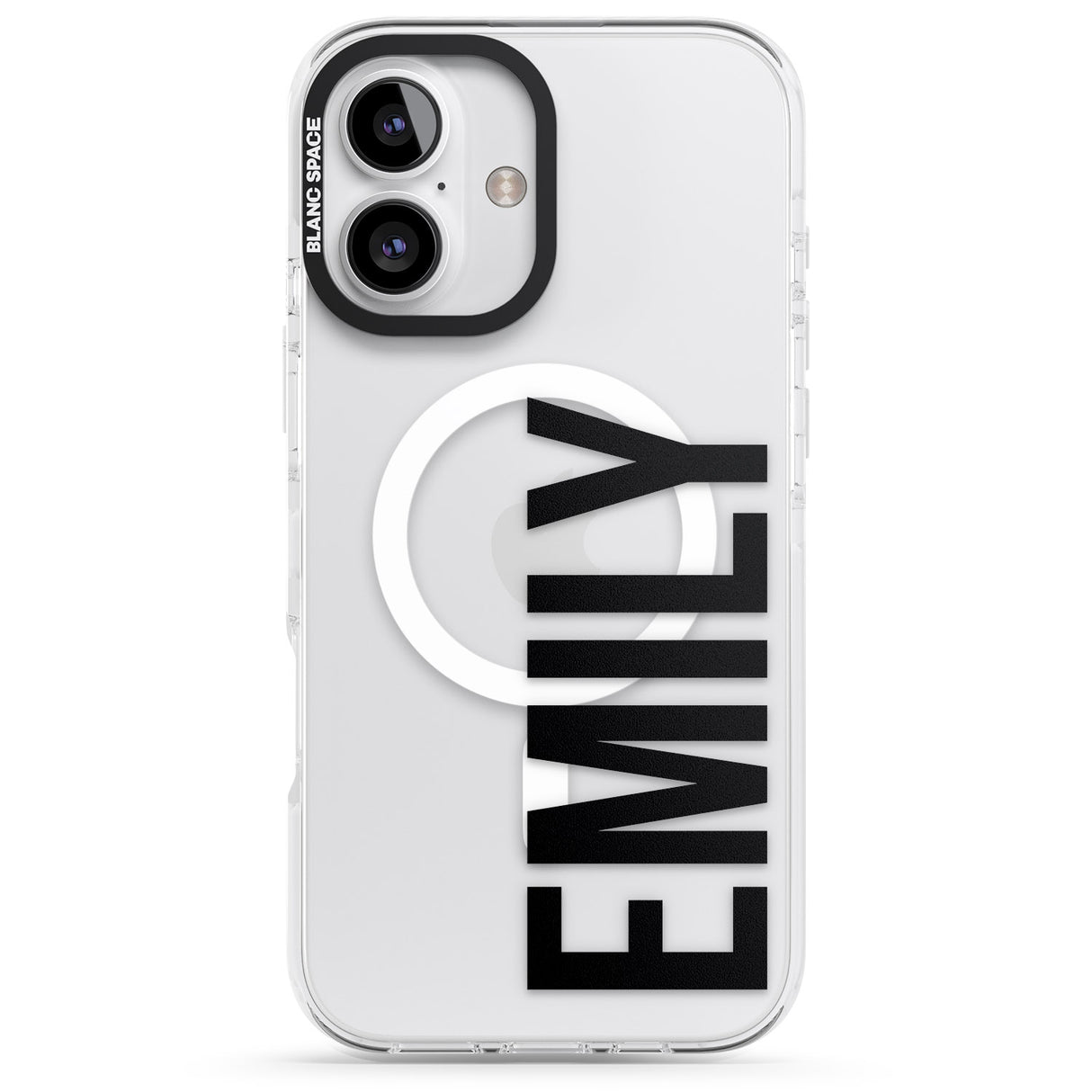 iPhone 16 Pro Max Personalised Name Black Impact Phone Case