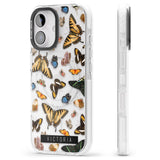 iPhone 16 Pro Max Personalised Photorealistic Butterfly Black Impact Phone Case