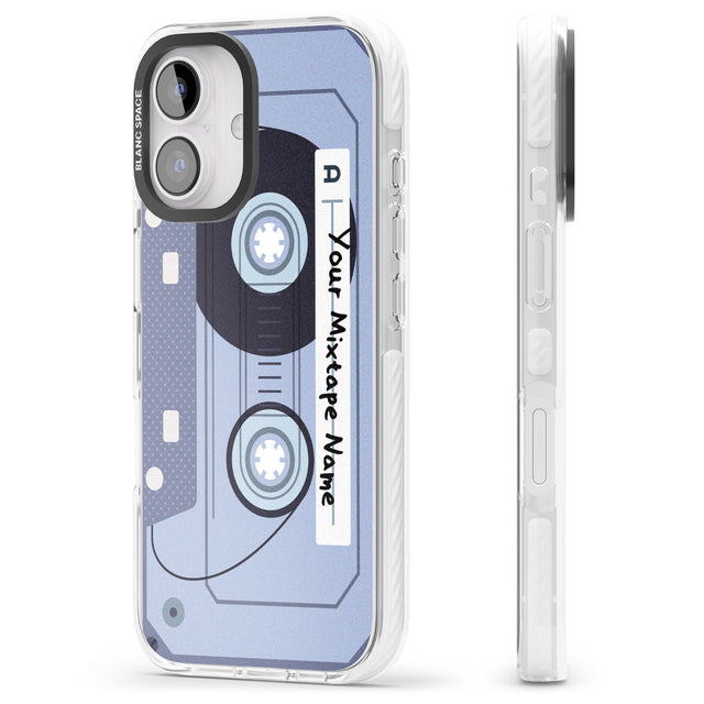 iPhone 16 Pro Max Personalised Industrial Mixtape Black Impact Phone Case