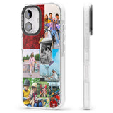 iPhone 16 Pro Max Personalised Photo Collage Black Impact Phone Case