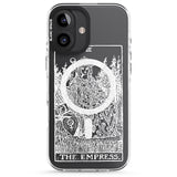 iPhone 16 Pro Max Personalised The Empress Tarot Card - White Transparent Black Impact Phone Case