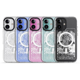 iPhone 16 Pro Max Personalised Temperance Tarot Card - White Transparent Black Impact Phone Case