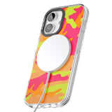 iPhone 16 Pro Max Neon Camo Black Impact Phone Case