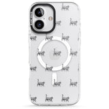 iPhone 16 Pro Max British Shorthair Cat Pattern Black Impact Phone Case