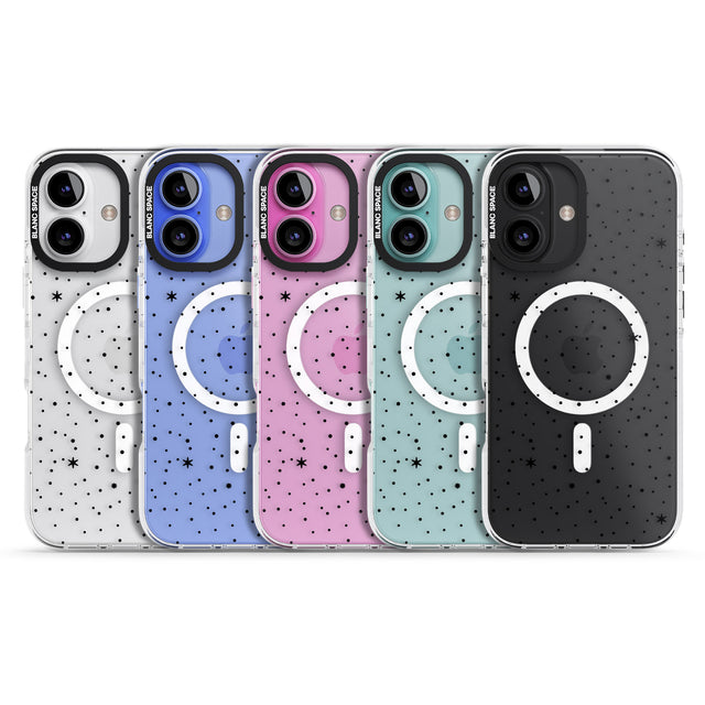 iPhone 16 Pro Max Celestial Starry Sky Black Impact Phone Case