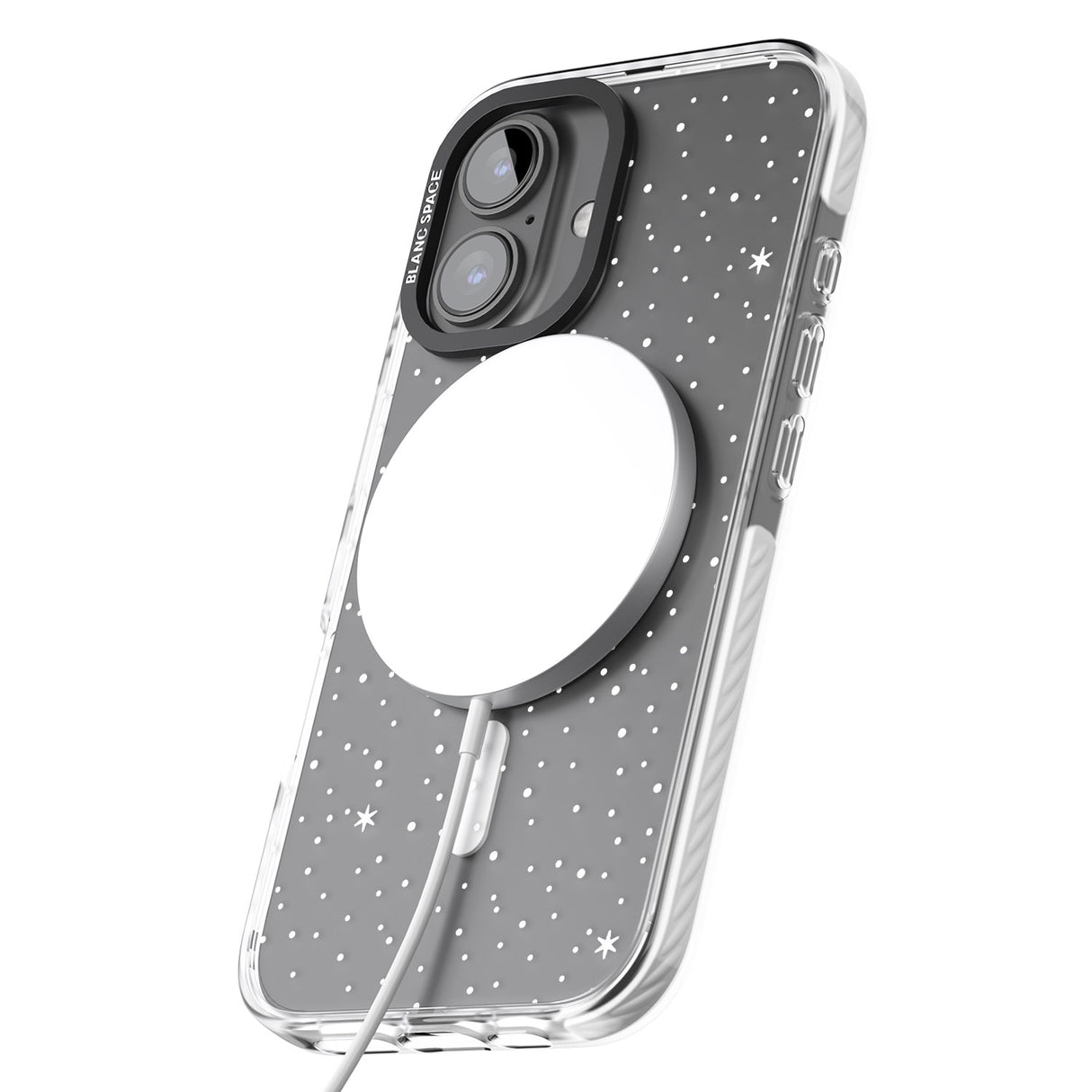 iPhone 16 Pro Max Celestial Starry Sky White Black Impact Phone Case