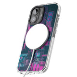 iPhone 16 Pro Max Rainy Reflections - Neon Cities Photographs Black Impact Phone Case