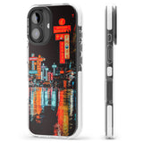 iPhone 16 Pro Max Neon City Black Impact Phone Case