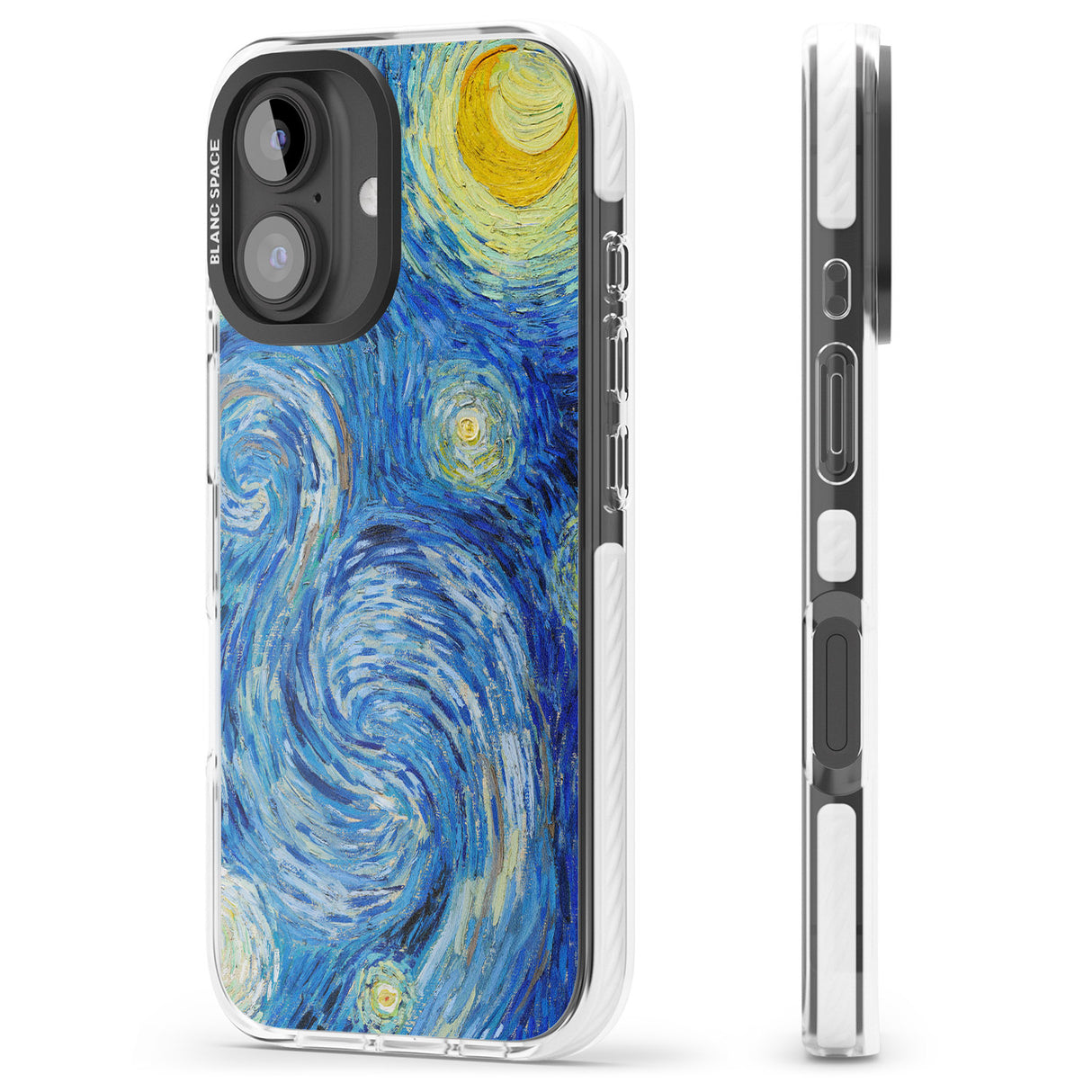 iPhone 16 Pro Max The Starry Night by Vincent Van Gogh Black Impact Phone Case