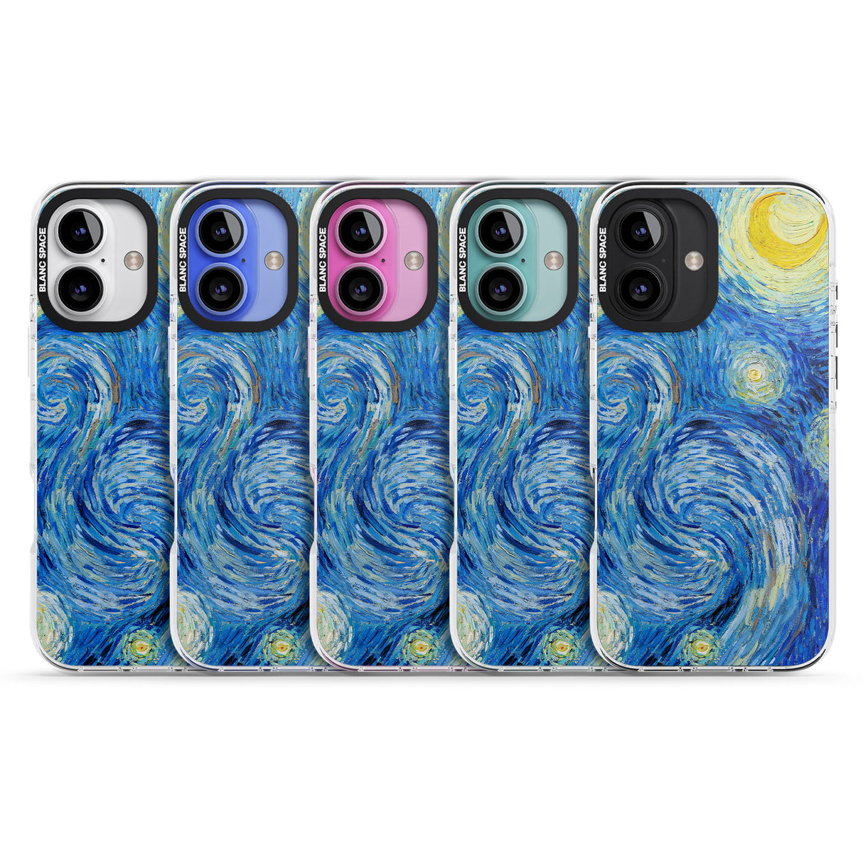 iPhone 16 Pro Max The Starry Night by Vincent Van Gogh Black Impact Phone Case