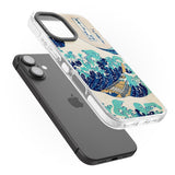 iPhone 16 Pro Max The Great Wave by Katsushika Hokusai Black Impact Phone Case