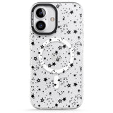 iPhone 16 Pro Max Solid Stars Black Impact Phone Case