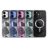 iPhone 16 Pro Max Pattern Mashup (Black) Black Impact Phone Case