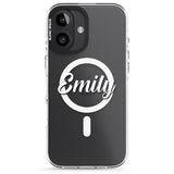 iPhone 16 Pro Max Personalised Clear Text 1B Black Impact Phone Case