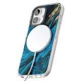 iPhone 16 Pro Max Saphire Lagoon Black Impact Phone Case