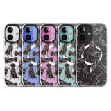 iPhone 16 Pro Max Black Labrador Watercolour Dog Pattern Black Impact Phone Case