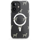 iPhone 16 Pro Max Dalmation Dog Pattern Clear Black Impact Phone Case