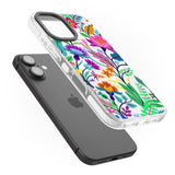 iPhone 16 Pro Max Floral Vibe Black Impact Phone Case