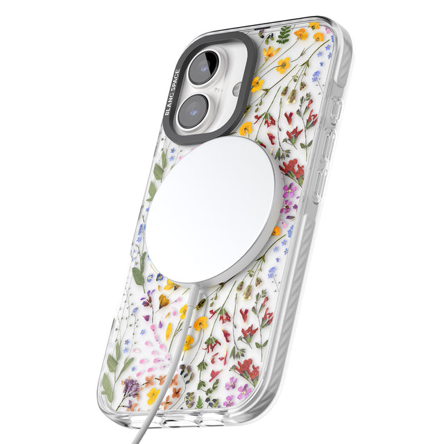 iPhone 16 Pro Max Wildflower Black Impact Phone Case