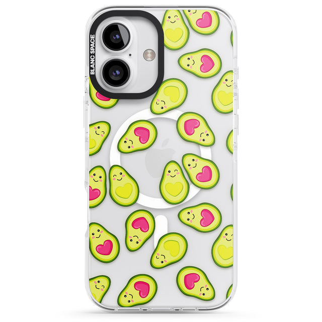 iPhone 16 Pro Max Avocado Love Black Impact Phone Case