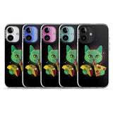 iPhone 16 Pro Max Pizza Purr Black Impact Phone Case