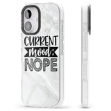 iPhone 16 Pro Max Current Mood NOPE Black Impact Phone Case