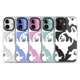 iPhone 16 Pro Max Ghost Pattern Black Impact Phone Case