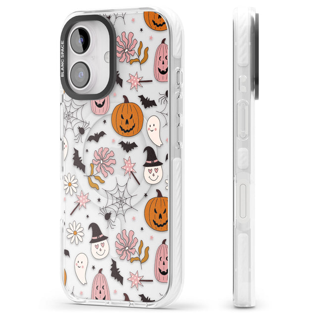 Spooky Mix Impact Magsafe Phone Case for iPhone 16, iPhone 16 Plus