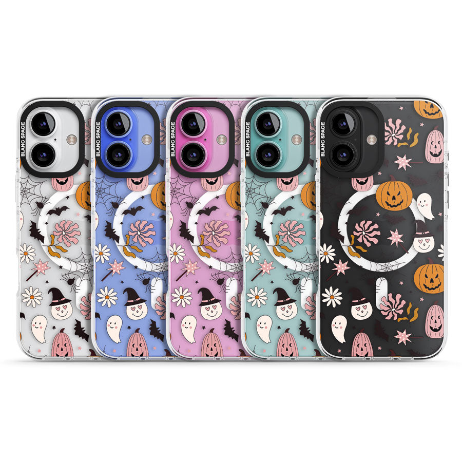 Spooky Mix Impact Magsafe Phone Case for iPhone 16, iPhone 16 Plus