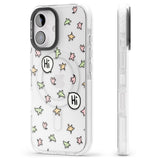 iPhone 16 Pro Max Heartstopper Leaves Pattern Black Impact Phone Case