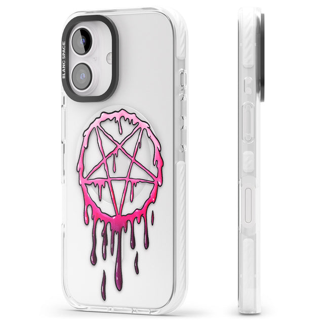 iPhone 16 Pro Max Pentagram of Blood Black Impact Phone Case