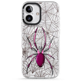 iPhone 16 Pro Max Arachnophobia Black Impact Phone Case