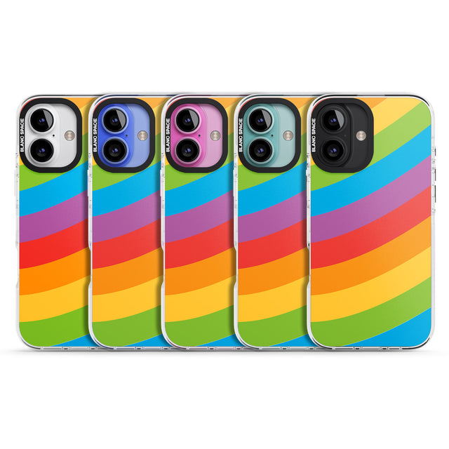 iPhone 16 Pro Max Lucky Rainbow Black Impact Phone Case