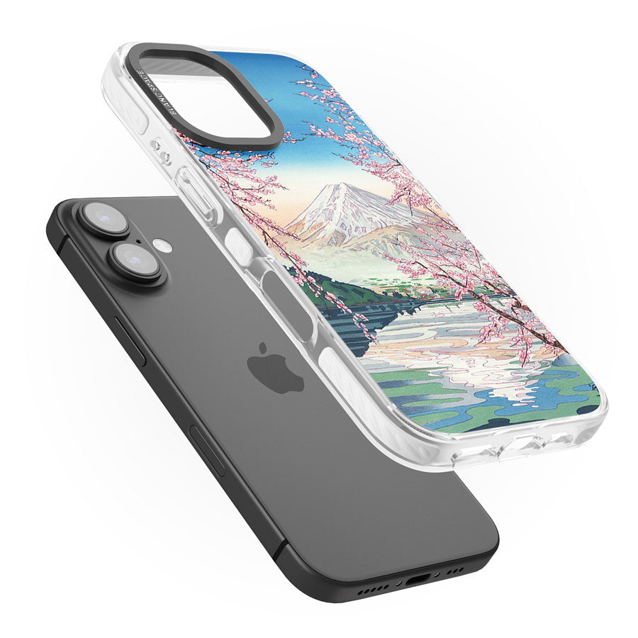 Mt. Fuji from Lake Kawaguchi Impact Magsafe Phone Case for iPhone 16, iPhone 16 Plus