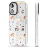 iPhone 16 Pro Max Cats with Toys - Clear Black Impact Phone Case