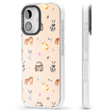 iPhone 16 Pro Max Cats with Toys Black Impact Phone Case