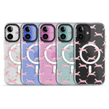 iPhone 16 Pro Max Pink Unicorns Black Impact Phone Case