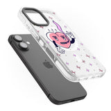 iPhone 16 Pro Max Rock n Roll Heart (Clear) Black Impact Phone Case