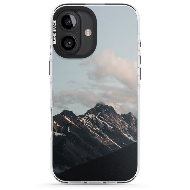 iPhone 16 Pro Max Mountain Range Photograph Black Impact Phone Case