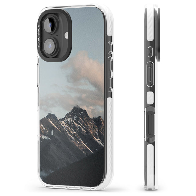 iPhone 16 Pro Max Mountain Range Photograph Black Impact Phone Case