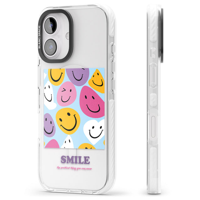 iPhone 16 Pro Max A Smile Black Impact Phone Case