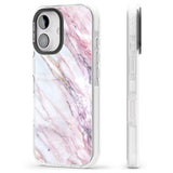 iPhone 16 Pro Max Pink & Purple Marble Black Impact Phone Case