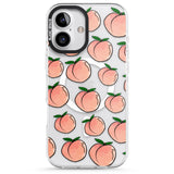 iPhone 16 Pro Max Life's a Peach Black Impact Phone Case