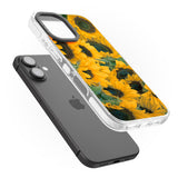 iPhone 16 Pro Max Sunflowers Black Impact Phone Case